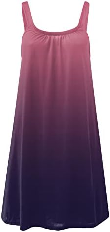Женствена рокля-Туника 2023, Струящийся Годишният Сарафан Свободно Намаляване С Къс Ръкав И Кръгло Деколте, Многоцветен, Скрывающий Корем