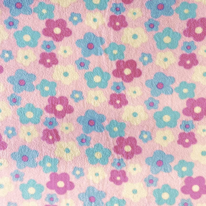 Руното плат Pico Textiles в пастелни цветове, с цветя маргаритки - 5 ярда в стил Болт # PT1134