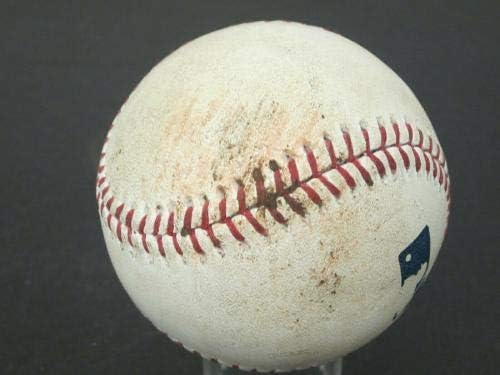 Кливланд Индианс срещу Роялз Използвана игра на бейзбол 2017 Спечели Централната Дивизия MLB Auth - MLB Използвани Бейзболни топки