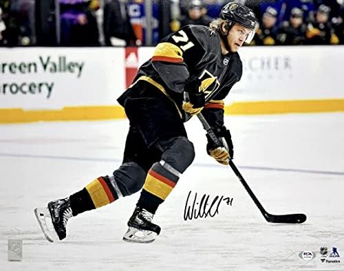 Уилям Karlsson Подписа снимка Vegas Golden Knights 16x20 PSA AJ41905 - Снимки на НХЛ с автограф