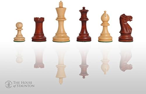 Шахматен комплект Къща Стаунтона, Гроссмейстера - Само на фигурата - 3,25Цар