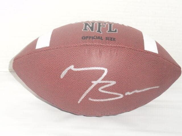 Тайлър Бойд е Подписал договор с Футболен NFL Синсинати Бенгалз и Пит Пантърс Доказателство - Футболни топки с Автографи