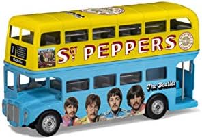 Сержант Corgi Бийтълс. Pepper's Lonely Hearts Club Лондон с Двуетажен автобус 1:64, Направен под натиск, Модел на дисплея