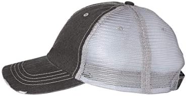 Дамски бейзболна шапка Trenz Shirt Company с бродерия Мама кучета, Потертая бейзболна шапка