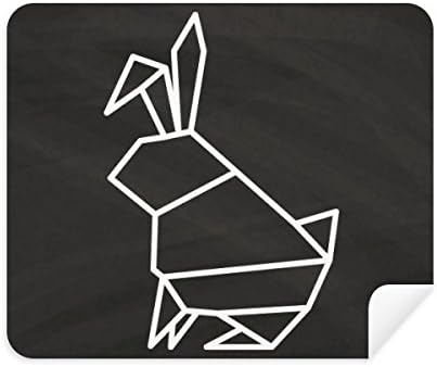 Origa Rabbits Геометрична Форма Плат За Почистване на Екрана за Пречистване на 2 елемента Замшевой Тъкан