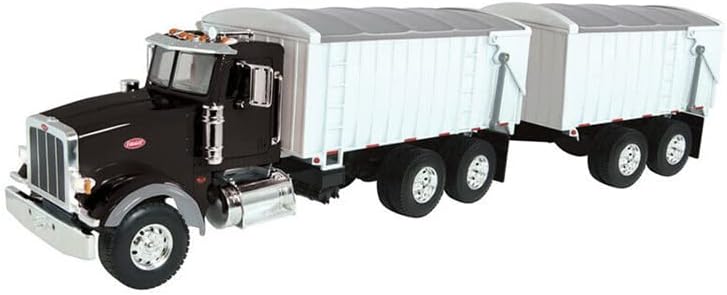 Зерновоз ERTL с ремарке си кученце - LP70551 1/16 ABS Предварително Събрана модел камион