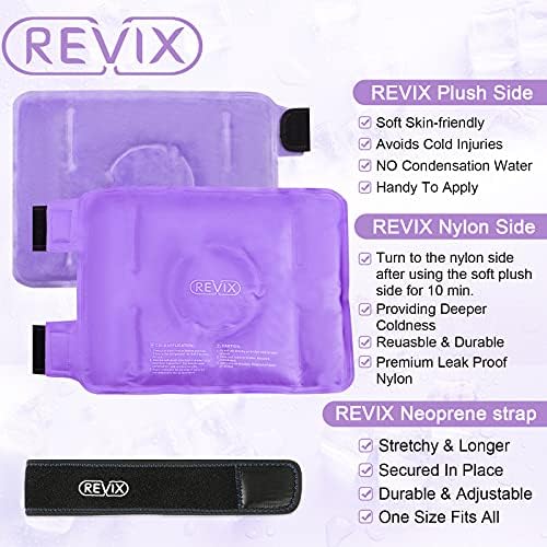 REVIX Пакет с лед на коляното при травми за Еднократна употреба и REVIX Пакет с лед за китките при травми за еднократна