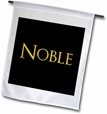 3дРоуз Нобъл Често срещано име за момче в Америка. Жълт в черен Талисман - Знамена (fl-365133-2)