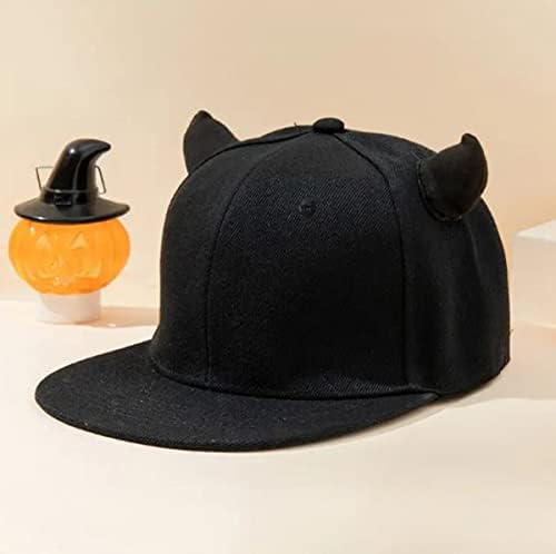 Чудесна Бейзболна Шапка Hat Beast 3D Рога Регулируема Дамски Мъжки Татко Празнична Карнавальная Приталенная Шапка