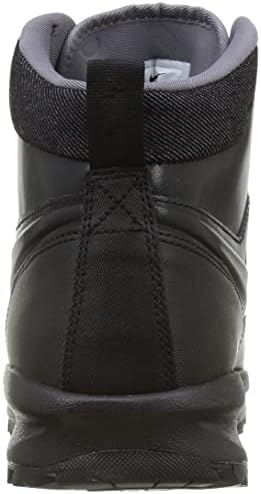 Мъжки туристически обувки Nike от кожата Маноа, Black, Black Gunsmoke, 10,5