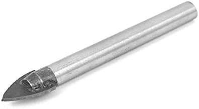 X-DREE Стъклен Мрамор Съвет с диаметър 12 мм, с твердосплавным фитил за пробиване на дупки (Mármol de vidrio de Diámetro