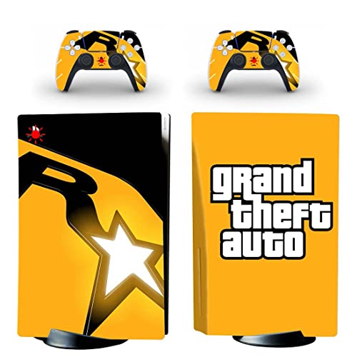 За PS4 PRO - Играта Grand GTA Theft And Auto Стикер на кожата PS4 или PS5 За конзолата PlayStation 4 или 5 и контролери