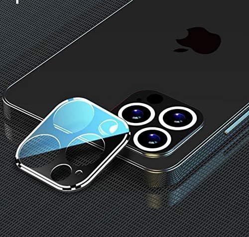 Защитно фолио за обектива на камерата HYAIZLZ, Съвместима с калъф за камерата на iPhone 12 Pro Max, Метална Рамка, Защитно