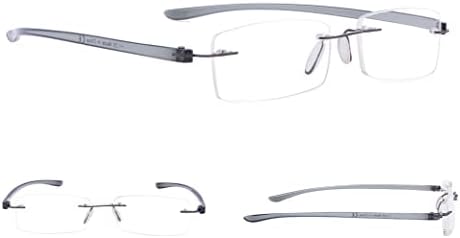 Gr8Sight 7-Pack Очила за четене без Рамки с Малки Лещи Модни Мъжки и Женски Ридеры