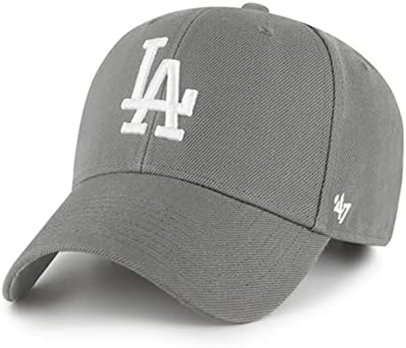 Бейзболна Шапка за MVP на Лос Анджелис Доджърс 47-та година С Регулируема Шапка - Тъмно Сив