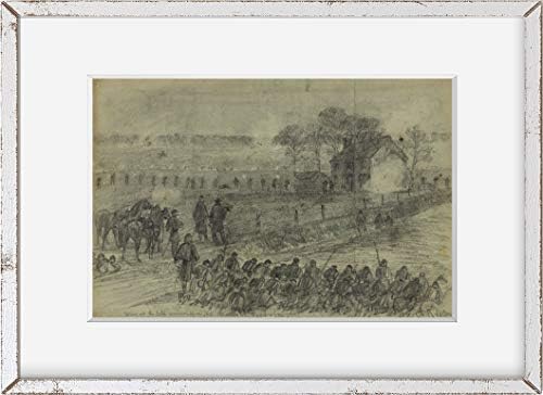 БЕЗКРАЙНИ СНИМКИ Снимка: Битката при Mortons-Форд, Вирджиния, Алфред Рудолф На Гражданската война в САЩ, 1864 | Vintage