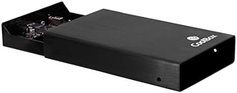 CoolBox A-3533 Алуминиев корпус твърд диск за 3,5-инчов твърд диск (SATA I/II/III, USB 3.0), скорост до 5 Gbit/s, с обем