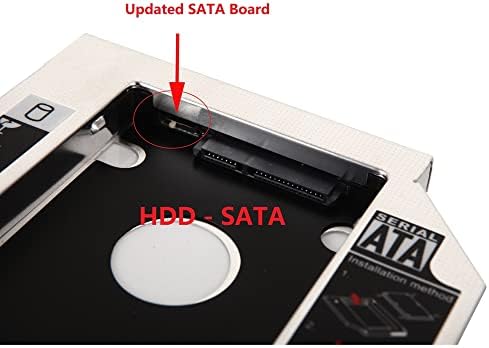 DY-tech SATA към SATA 2-ри Твърд диск HDD SSD Caddy Frame Тава за Acer Aspire 5749Z 5750ZG 5940 5942 5935G