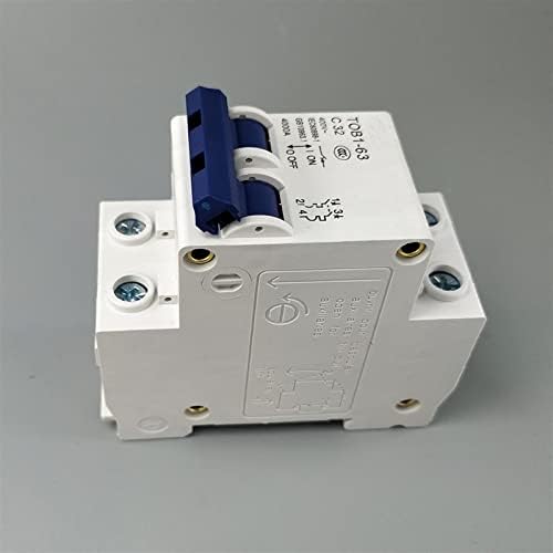 Автоматичен прекъсвач ARSHUN 2p AC MCB Tob1-63 C. Тип 230/40 0 ~ 50 Hz/60 Hz Мини автоматичен превключвател 6a 10a 16a 20a 25a 32a 40a 50a 63a (Размер: 2P 10A)