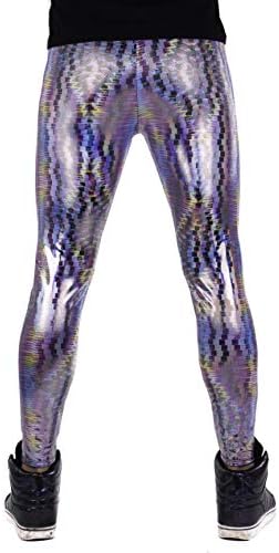 Мода на Револвер / Фестивална Облекло Funstigators: Мъжки Холограма на диско-мегги - Произведено в САЩ