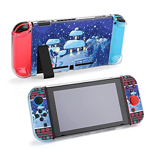 Защитен калъф NONOCK за Nintendos Switchs, Игрални конзоли Весела Коледа Switchs, Защитен от надраскване, Защитен от