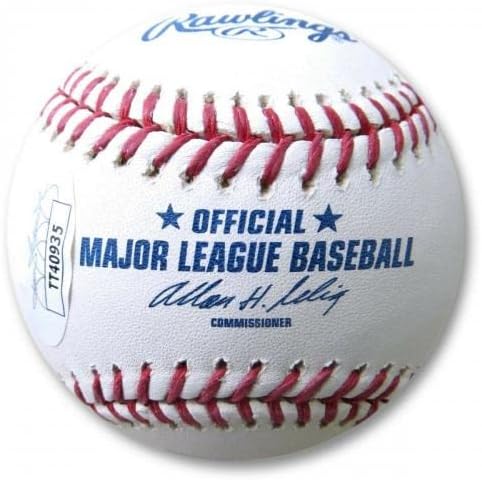 Мани Мота Подписа Бейзболни топки MLB Бейзбол Dodgers 81-88 WS Champs с автограф от JSA - Бейзболни топки с автографи