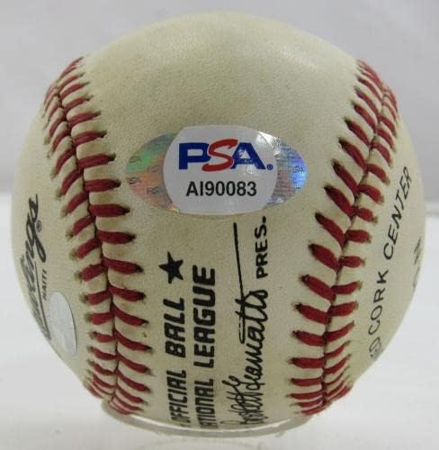 Дон Драйсдейл Подписа Автограф Rawlings Baseball PSA/DNA AI90083 - Бейзболни топки с Автографи