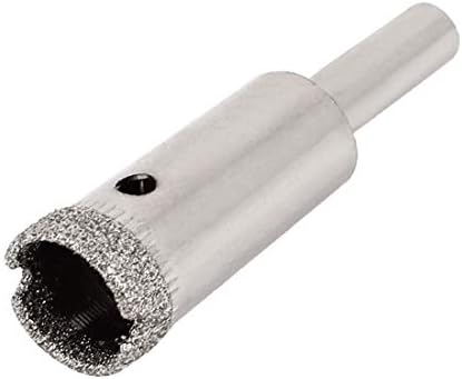 X-DREE 12 mm Diameter Diamond Coated Hole Saw Tool for Glass Tile(El agujero de 12 mm de diámetro recubierto de diamante