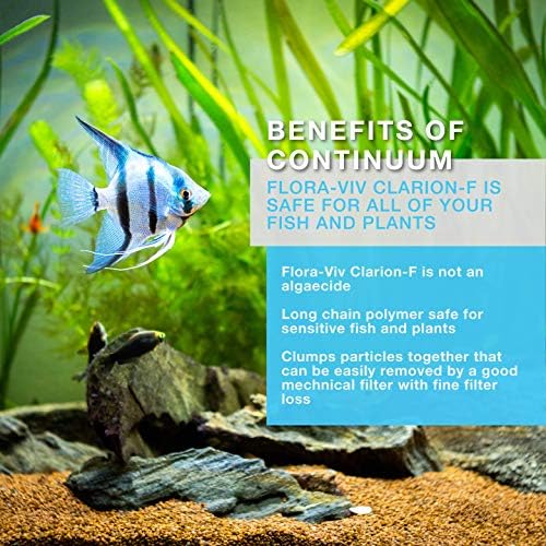 Continuum Aquatics Flora Viv Clarion F – Усъвършенстван Изсветлител за мътна вода в Сладководни и Растителни аквариуми