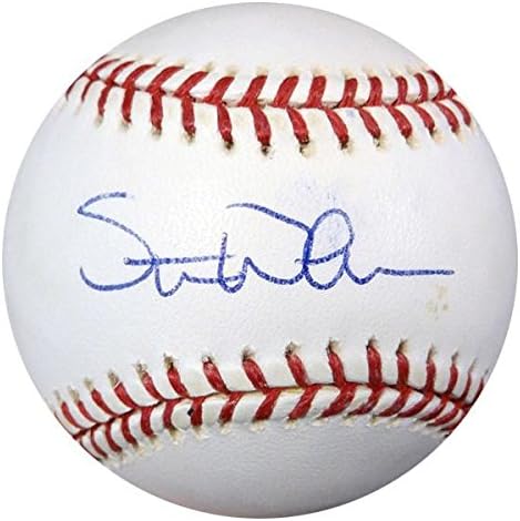 Стивън Уайт С Автограф от Официалния Представител на MLB бейзбол PSA /DNA Z33316 - Бейзболни топки с автографи