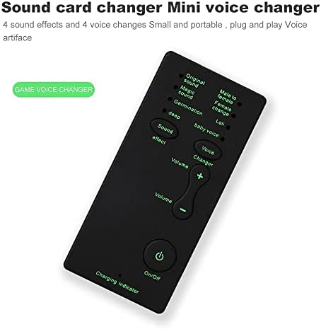 Мини-звукова карта FZZDP, преносимо устройство за създаване на звукови ефекти, с устройство за промяна на гласа, аудиокарта