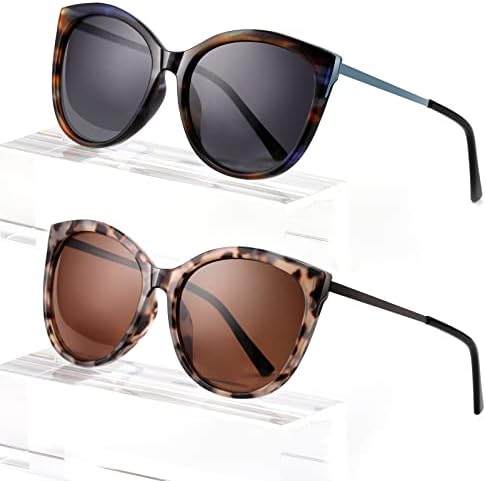 SKYOAK Brilliant, 2 опаковки Бифокальных универсалните слънчеви очила за четене, за жени, за шофиране на открито/Снимане/четене,