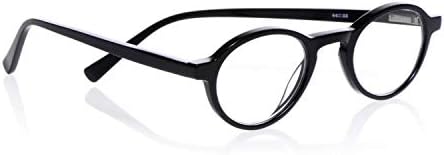 очила eyebobs; Твърда дъска - очила за четене премиум-класа за мъже и жени | Кръгли рамки за тесни лица