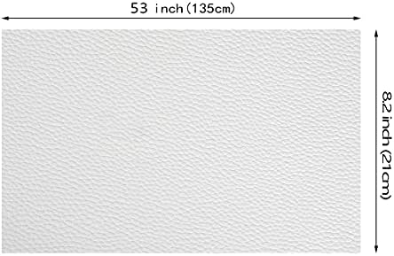 Picheng Обикновена Бели Листове от Изкуствена Кожа Изкуствена Изкуствена Кожа Е идеален за Направата на Ръчно изработени
