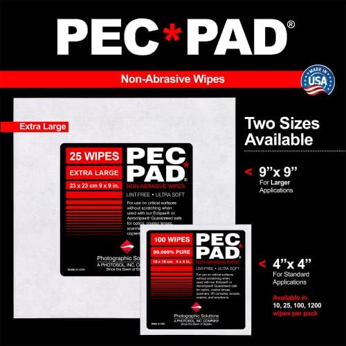 Безворсовые кърпички PEC-PAD 4 x4 Неабразивная сверхмягкая кърпа за почистване на чувствителни повърхности, като например