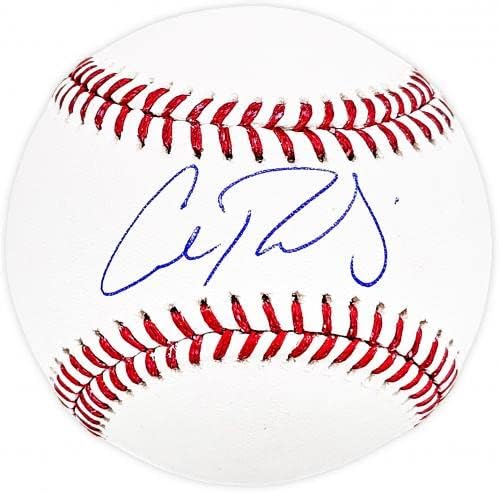 Официален Бейзболен клуб Cal Raleigh с Автограф Фанатици Сиатъл Маринърс и MLB Holo Stock 214816 - Бейзболни топки с