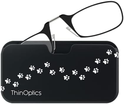 Универсален калъф-капсула ThinOptics + Правоъгълни Очила за четене