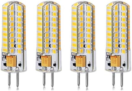 Led лампа G5.3 мощност 4 W (еквивалент галогенным лампам капацитет 35-40 Вата) Топло бяло силикон led лампа за царевица