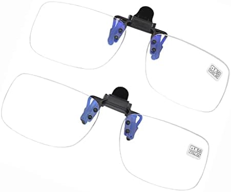 Очила за четене с клипс GRETD -Light, Откидывающиеся нагоре и надолу, Без Увеличително стъкло, лесно и удобно в переноске,