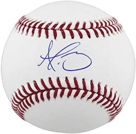 Доджърс Дъстин Май Подписа Договор с Oml Baseball С Автограф от Фанатици - Бейзболни топки С Автографи