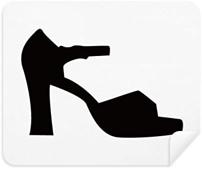 Дамски Обувки на Висок Ток с Черен Контурным Модел Кърпа За Почистване на Екрана за Пречистване на 2 елемента Замшевой