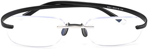 ЛУКСОЗНИ Очила за Четене Без Рамки Super Light TR90 Eye Frame Anti-Blue за Възрастни Унисекс B4006