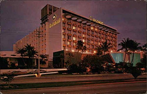 Хотел Diplomat Холивуд, Флорида Флорида Оригиналната Реколта Картичка