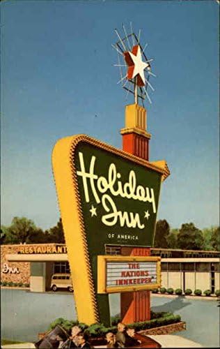 Holiday Inn Уейко, Тексас, ТЕКСАС Оригиналната Реколта Картичка