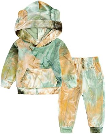 KAGAYD/ Облекло за бебета Момиченца, Дрехи за деца, дрехи за малките момичета И Момчета, Есенно-Зимни Цветни Памук облекло