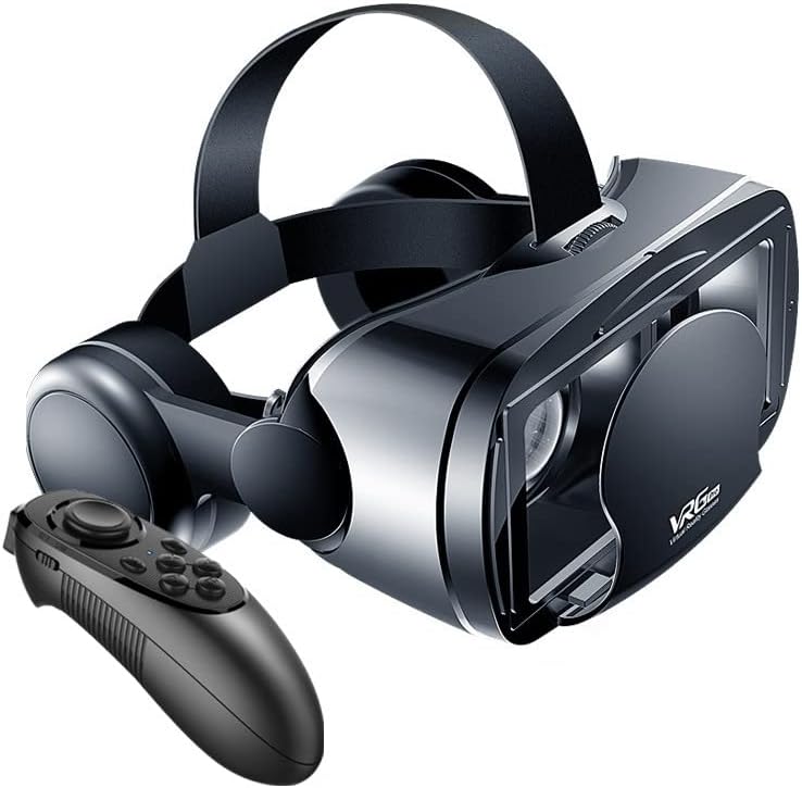 Слушалки виртуална реалност ECENS VR за мобилни устройства версия за големи слушалки, 3D-очила за виртуална реалност