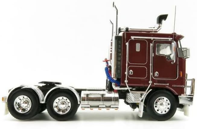 Култови копие на камион Kenworth K100G - Бордовая Лимитированная серия, Предварително Изработени модел камион, МОНОЛИТЕН