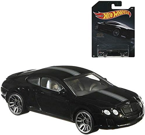 Hot Wheels Скалата 1:64 Черен модел автомобил Bentley Continental Supersports 3/6, Изработени под налягане