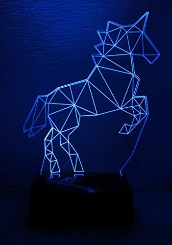3D нощна светлина 9 Лампа със Сензорен превключвател на LED 7 Декор на Цветя/Стойки за помещения/Подарък за рождения